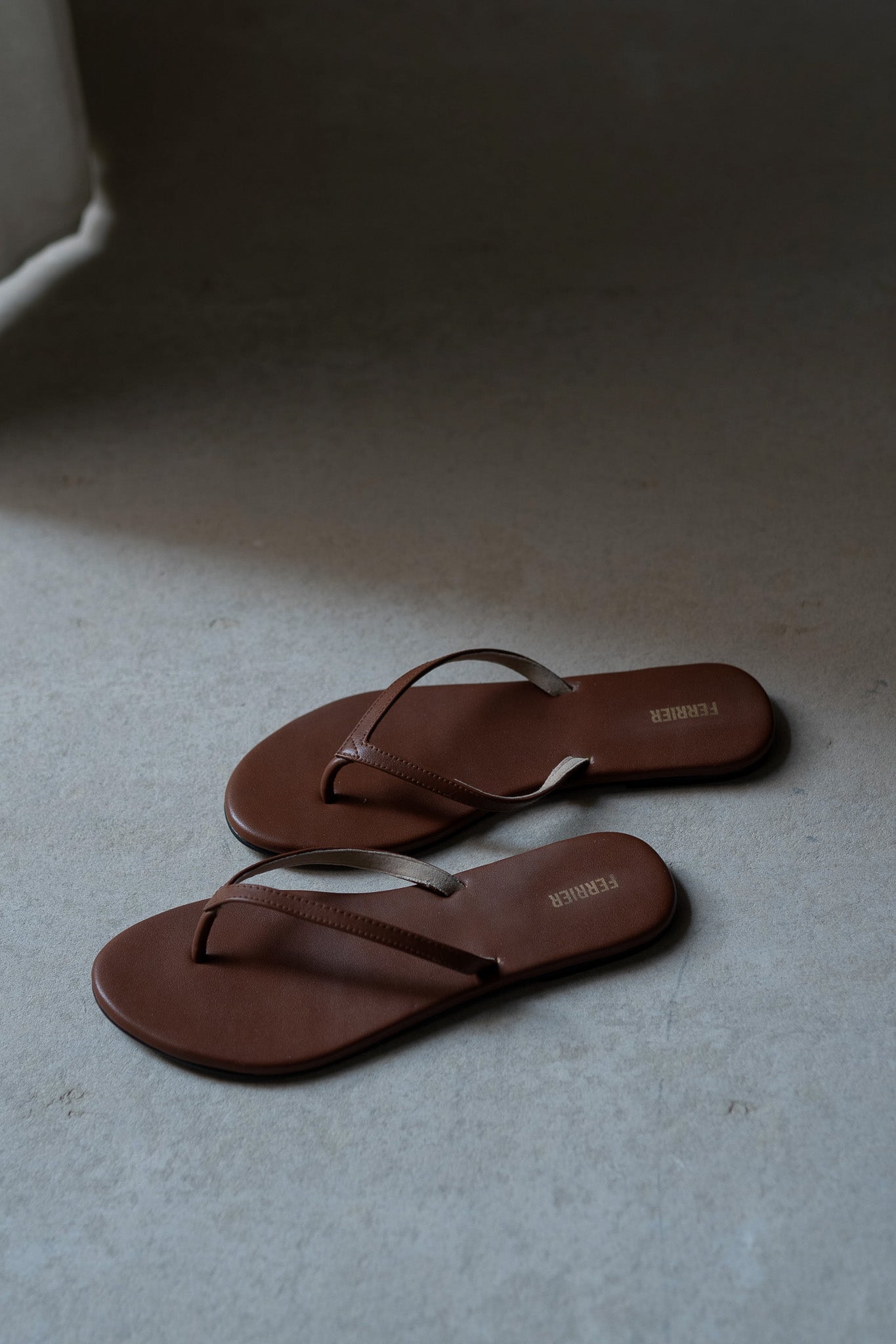 Brown flats for women