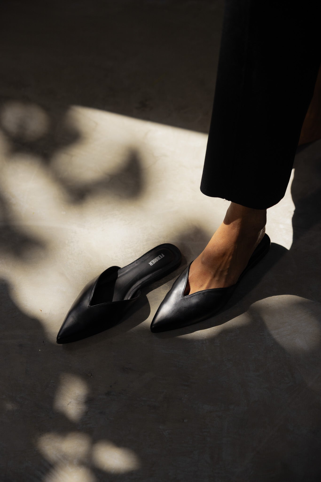 Stylish black sandals for women